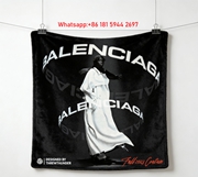 Balenciaga Fall 2023 Couture Flannel Sofa Throw Blanket for Wall Hanging BA092